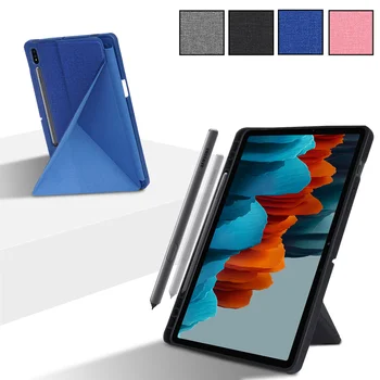 Калъф за таблет Samsung Galaxy Tab S7 Plus T970 От 12.4 2020, Калъф-поставка за Samsung Galaxy Tab S7 + SM-T870/T875 SM-T970 T975