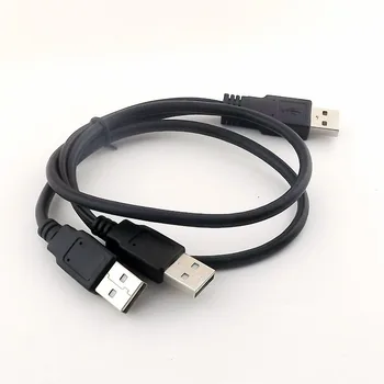 1x USB 2.0 A Включете щепсела за два USB 2.0 A Щепсел за зареждане на данни на Y-Сплитер Plug-удължител 15 + 65 см