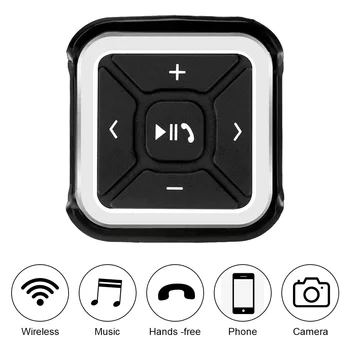 Безжично Bluetooth дистанционно управление на волана колело за Android и IOS и Управление на смартфон Стил на колата за възпроизвеждане на мултимедия музика в MP3 формат