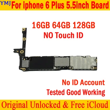 Оригинална Логическа такса Отключване С/ Без Touch ID С Пълна Чип и системна панел IOS Тествана и работи Добре За дънната платка на iPhone 6 Plus