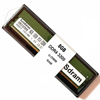 SureSdram DDR4 Оперативна памет 8 GB 3200 Настолна памет 1RX8 PC4-3200AA 288PIN UDIMM 1,2 В PC4-25600 DDR4 3200 Mhz