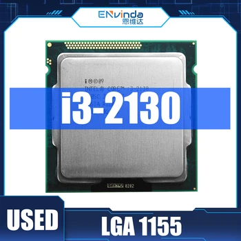 Употребявани Оригинални процесор Intel CORE i3-2130 i3 2130 3,4 Ghz процесор 3M LGA1155 65 W Настолна Двухъядерная дънна Платка С поддръжка на B75