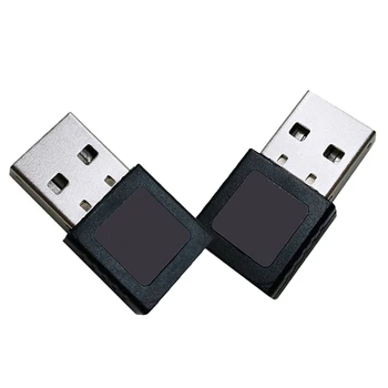 2 елемента Модул, четец за пръстови отпечатъци Mini USB устройство за Windows 10 11, биометрични ключ за защита Здравейте
