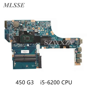 Използва се за дънната платка на лаптоп HP ProBook 450 G3 процесор SR2EY i5-6200 DAX63CMB6C0 855672-001 855672-501 855672-601 Бърза доставка