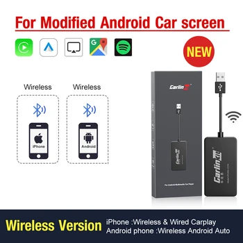 2023 USB Безжичен ключ CarPlay Кабелна Android Auto AI Box Mirrorlink автомобилен мултимедиен плеър Bluetooth Автоматично свързване