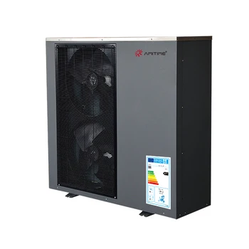 Разделен източник на въздух с топлинна помпа R32 Amitime капацитет 19 кВт и дървен тава с RoHS