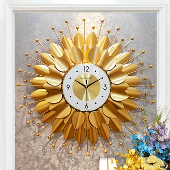 Безшумни стенни часовници в скандинавски стил, кварцов кръгли метални дигитални стенни часовници, кухненски минималистичные украса Orologio Da Parete за игри