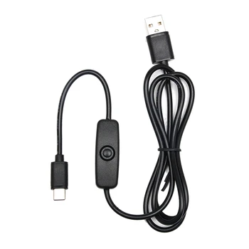 Захранващ Адаптер 5V 3A 3000mA USB Type-C, кабел за зарядно устройство за Raspberry Pi 4 4B, штепсельная вилица САЩ/ЕС с ключ