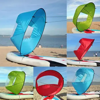 Складное Прозрачен прозорец, Вятърна платно за летния сърф, Каяк, Кану-каяк, Гребная лодка, Аксесоари за спорт на открито