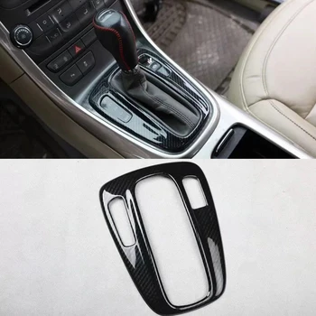 За Chevrolet Malibu 2012-2014, ляв волан, 1 бр. дръжка за смяна на предавките от въглеродни влакна, ABS, стикер, лента, на финала, автомобилен стайлинг