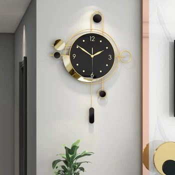 Стенен часовник с Модерен дизайн на Интериор за дневната, трапезарията и Безшумни стенни часовници, стенен начало декор