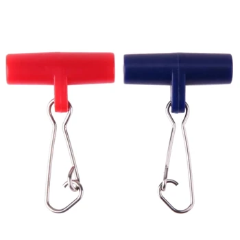Екскурзовод на земи за риболов с капаче Duo-Lock Син/червен комплект ключалки за земи