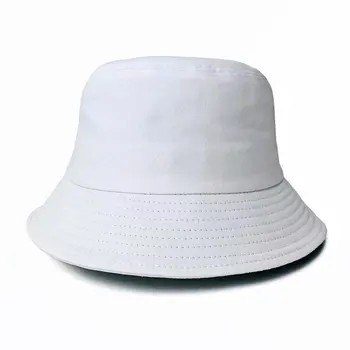 Лятна сгъваема панама за възрастни и деца, однотонная хип-хоп широка периферия плажна шапка с защита от uv, през цялата надмощие, слънцезащитен крем, Рибарска шапка
