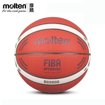 Баскетболна топка от разтопен метал BG3800 No7/6/5, лимитирана серия, баскетбол за мъжките състезания, тренировка на открито на закрито