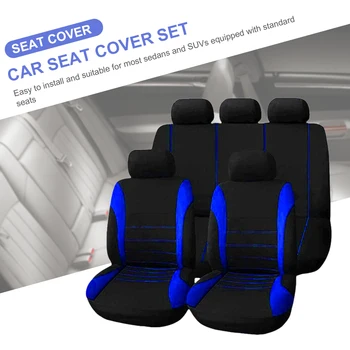 Тъканта възглавница за предната/задната седалка на колата, четырехсезонная универсална възглавница за столче за кола, полиестер, автомобилни аксесоари