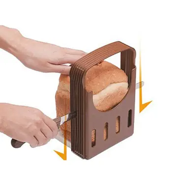 Сгъваема хлебопечка, хлеборезка за домашен хляб, кухненски уред, подарък с тава за събиране на трохи, инструмент за печене на хляб