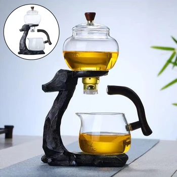 Креативен стъклена кана за кунг-фу, чай комплект магнитни отвеждане на вода за кухнята, рассыпные заварочные чайници, комплекти за приготвяне на чай