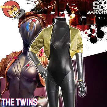 Играта CoCos-S Atomic Heart The Twins Cosplay костюм Игра Cos Atomic Сърце Cosplay Костюм близнаци и перуки за cosplay
