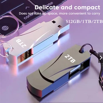 2023 Преносим Мини-SSD Твърд Диск 3,1 Високоскоростна Флаш-Памет 512G USB ФЛАШ ПАМЕТ Външна Флаш Памет За Настолен Лаптоп на Нова