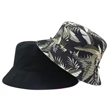 Оверсайз, Обратима Панама, шапка с голяма глава, Мъжки солнцезащитная шапка за риболов на открито, дамска плажна шапка голям размер 58-60 см, 61-68 см