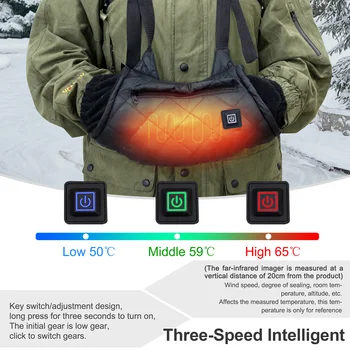 Топло за ръце с електрически нагревател, быстроразогревающаяся термоперчатка, поясная чанта за лов, ски, къмпинг, съединител, за притопляне на ръцете в студеното време