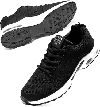 Изпратено от САЩ Дамски спортни обувки за тренировки Удобно ходене Дишащи мъжки маратонки за бягане на въздушна възглавница случайни спорт във фитнес залата