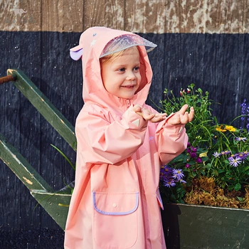 Детски дъждобран Дейв Bella, ново лятно дождевальное пончо за момчета, детски дъждобран за момичета от детската градина, голяма качулка DB1234709