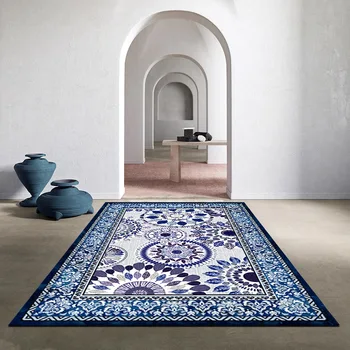 Модерен минималистичен декоративни килими за хол, висококачествени леки луксозни офис нескользящие килими, домашен ресторант, грязеотталкивающий килим