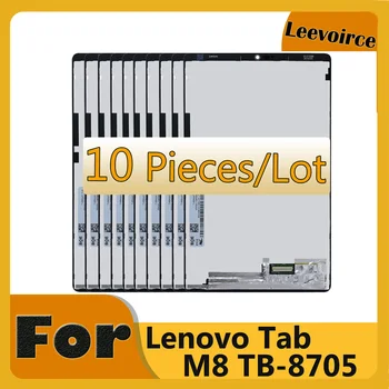 Продажба на едро на 10 бр. LCD Дисплей За Lenovo Tab M8 FHD TB-8705F TB-8705N TB-8705M TB-8705 LCD дисплей с touch screen Digitizer В събирането на Замяна
