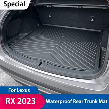 Специално Подбран тава за облицовка на Багажника Lexus RX 2023, авто Заден Багажник, товарен мат, Открит лист, килим, Грязезащитный водоустойчив