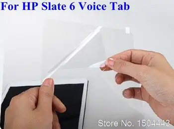 2 бр./лот, Прозрачен Кристален Предната Защитно Фолио за LCD екрана, предпазител За HP Slate 6 Voice Tab 151,2*79,7