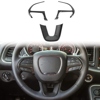 Комплект автомобилни части за Тапицерия на волана Dodge-Challenger Charger 2015-2022 Durango 2014-2019, За Jeep Grand Cherokee, ABS Синьо