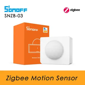 SONOFF SNZB 03 Сензор за Движение Zigbee Сензор на Човешкото Тяло, Сензор за Zigbee PIR, Работа с SONOFF Zigbee Bridge, Системата за Сигурност на един умен дом