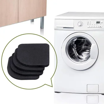 Анти-вибрационни накладки за краката, заглушителен накладки за пералната машина, удебелена гъба, шумоподавляющий нескользящий мат, накладки за мебели на хладилник