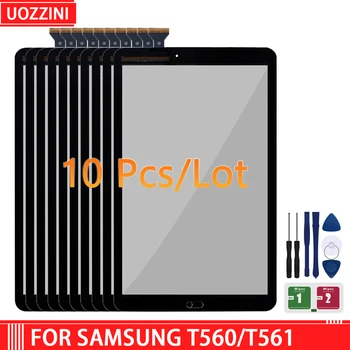 10 БР. За Samsung Galaxy Tab E 9.6 SM-T560 SM-T561 T560 T561 Сензорен Екран Дигитайзер Панел на Таблета на Предното Стъкло на резервни Части За Ремонт на