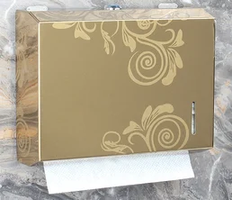 Кутия за кърпи за ръце от неръждаема стомана 265*205*85 мм, хотелски Тоалетна, монтиране на багажник за салфетки
