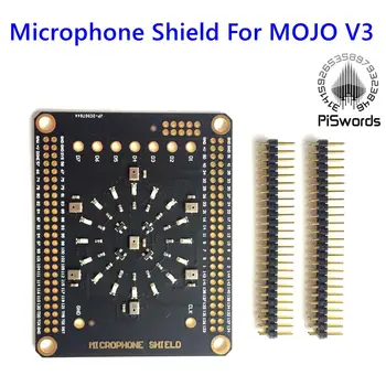 Нов дизайн микрофонного flap за демонстрация заплата Mojo V3 FPGA Spartan6 XC6SLX