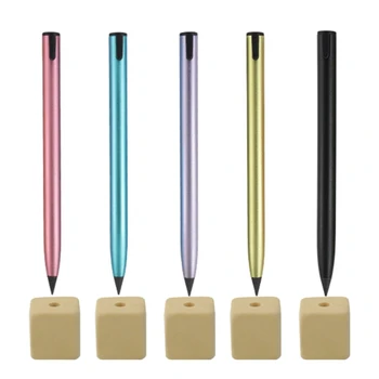 2023 Нов молив за многократна употреба без мастило с държач за ластика, не затачивается, е трайна