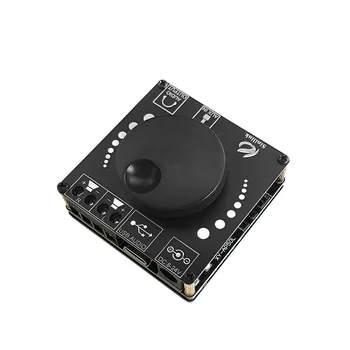Мини Bluetooth 5,0 50WX2 Безжичен аудио мощност цифров усилвател дъска стерео усилвател 3.5 мм AUX USB приложение AP50L