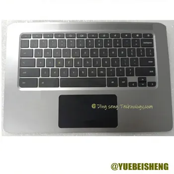 YUEBEISHENG New/org За HP Chromebook 14 G5 TPN-Q204 Поставка за ръце, на горния капак, клавиатура, Тъчпад , сив