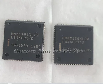 Оригинален Нов N80C186XL12 N80C186XL16 N80C186XL20 на чип за печатни платки, резервни части за печатното оборудване