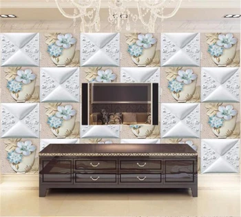 beibehang Потребителски 3D тапети и стенни снимки престижно мозайка с европейския модел dream wall мека опаковка декоративна живопис за хол