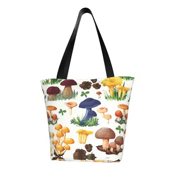 Изработена по поръчка на цветни холщовая чанта за пазаруване с гъби, дамски чанти за многократна употреба за пазаруване в магазини за хранителни стоки