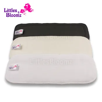 [Littles & Bloomz] 2 бр вложки за Многократна употреба миещи Вложки от микрофибър с бамбуковым въглища, Усилватели, Втулки За тъканта подгузника