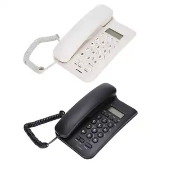 Домашен стационарен телефон, с монтиран на стената телефон Настолни стационарни жични телефони с дисплей id на обаждащия се за домашния офис, мини-телефон в хотела