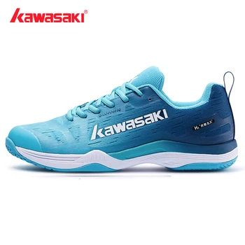 Нова дамски обувки за бадминтон Kawasaki, женски дишащи высокоэластичные спортни маратонки, тенис обувки K1B20