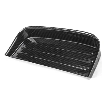 Кутия за съхранение на предния панел за превключване на предавките на автомобила, тава-органайзер за Ford Mustang 2015-2021 Аксесоари (Abs от въглеродни влакна)